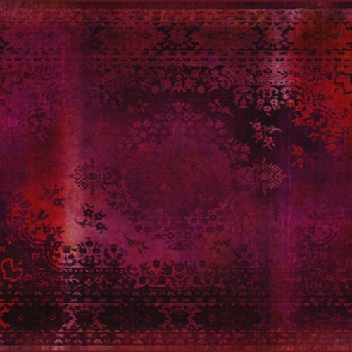 Kashan Remix Red Rug